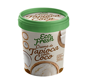 Crema helada de tapioca con coco Eco Fresh de 500 ml