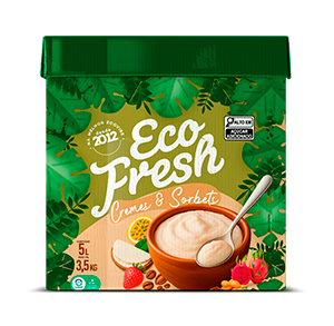 Envase de la línea profesional de cremas Eco Fresh