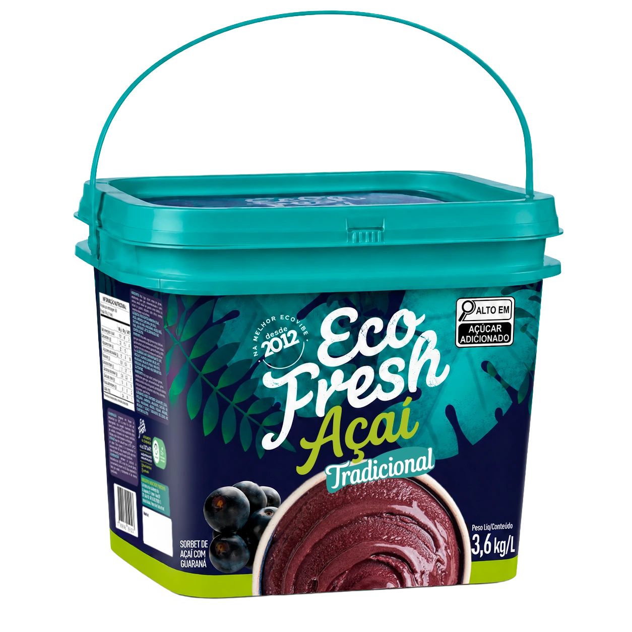 Balde de açaí tradicional Eco Fresh