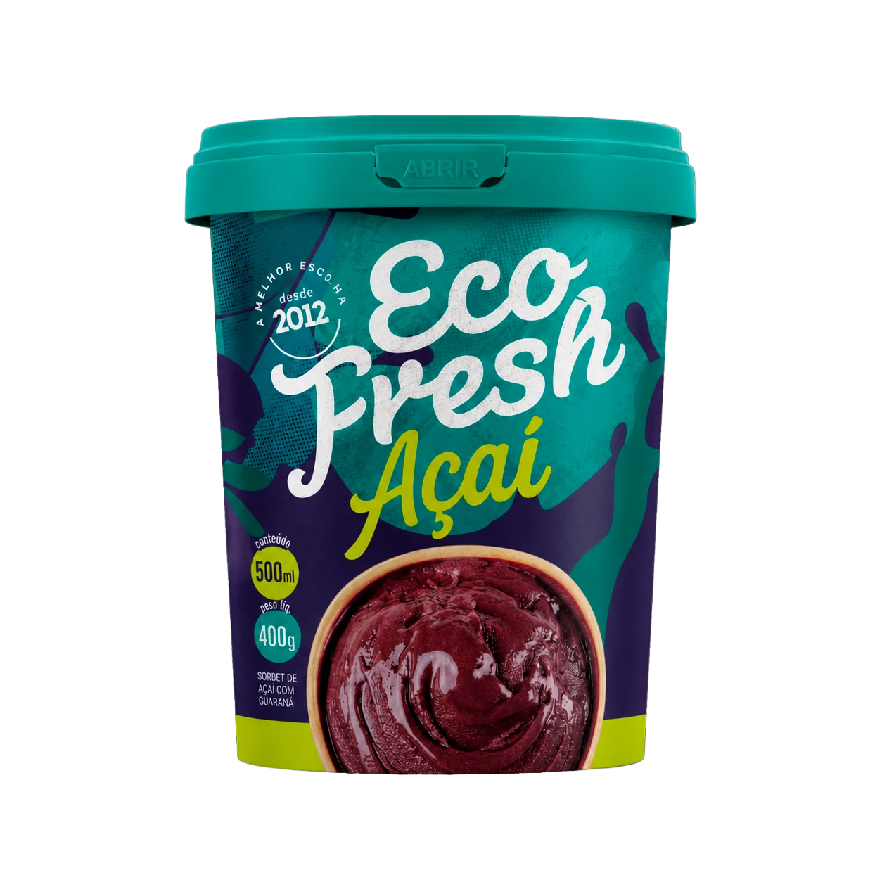 Pote de açaí Eco Fresh 500 ml