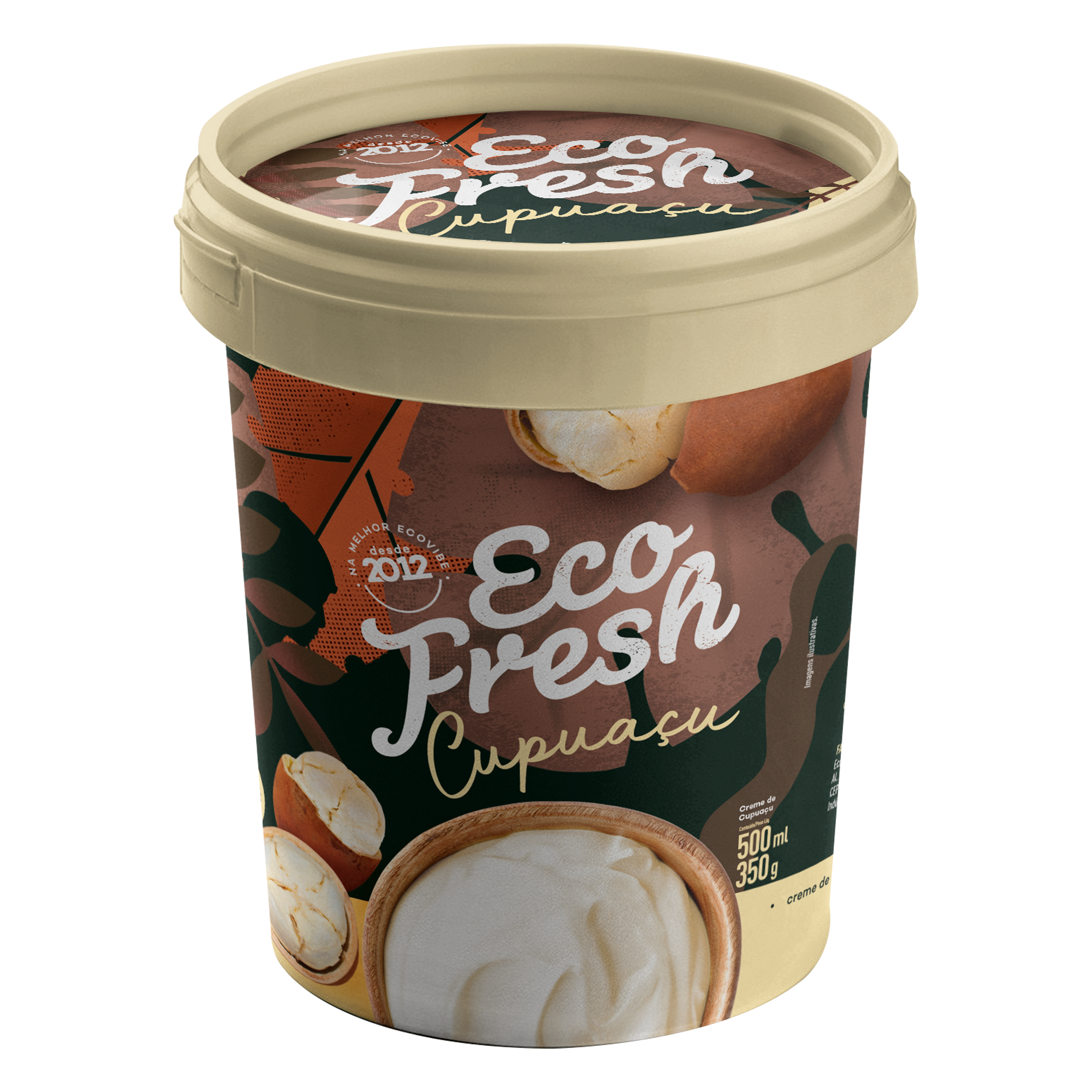 Creme de Cupuaçu Eco Fresh, 500 ml / 350 g